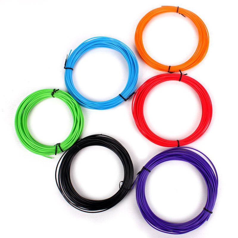 5m 3D Filament PLA 1.75mm 3D Printer Filament Materials for Low Temperature 3D Printing Pen 3D Pen-Black color