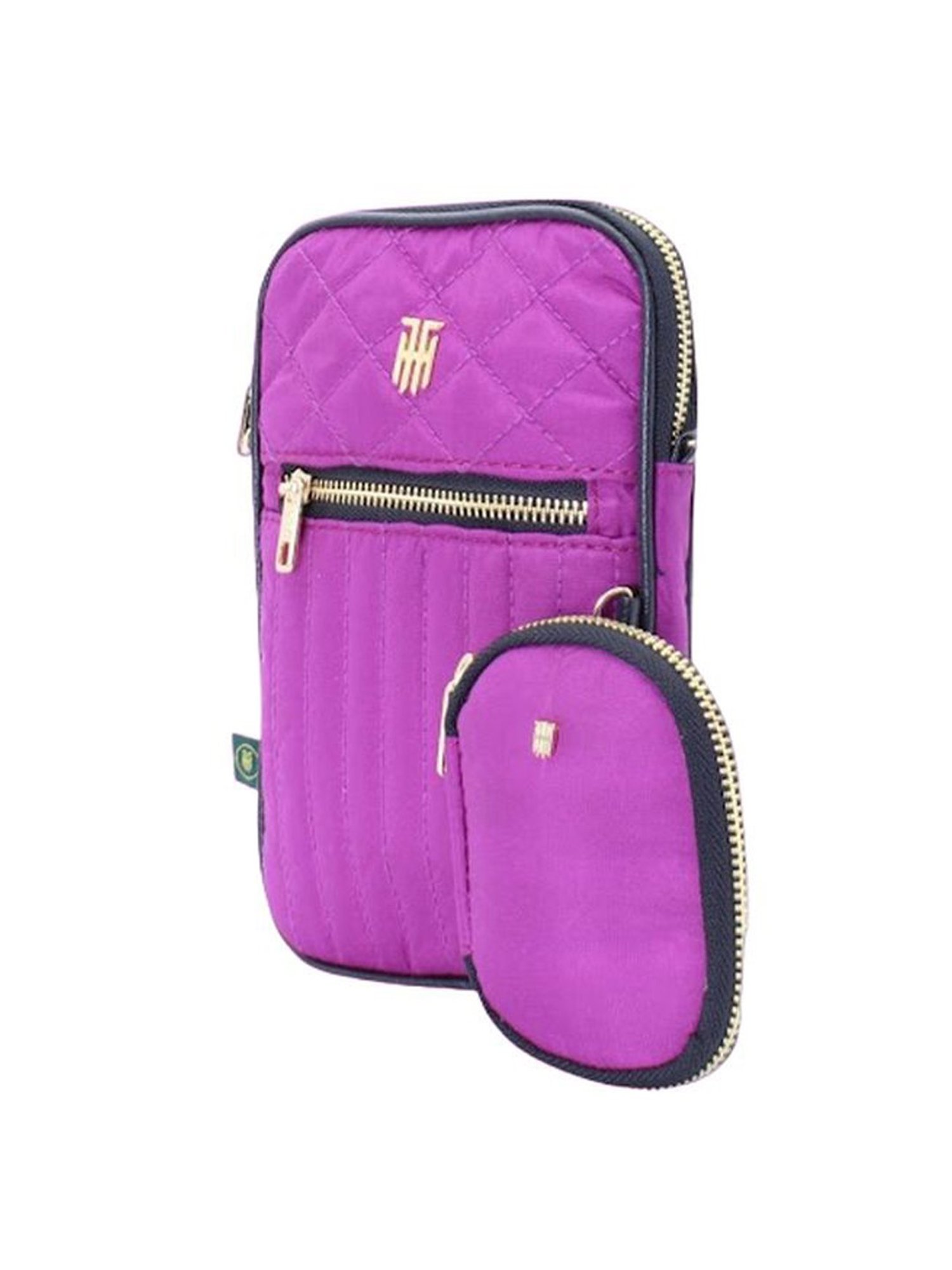 THE HOLISTIK Victory Purple Quilted Medium Cross Body Bag