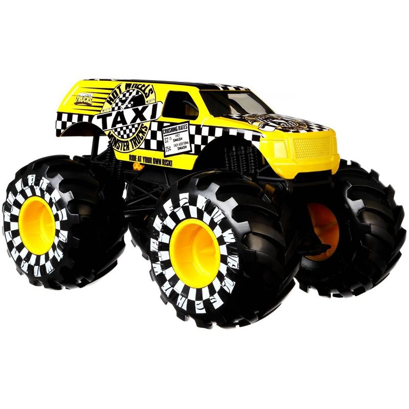 Hot Wheels Monster Trucks Taxi - 1:24 Scale Vehicle