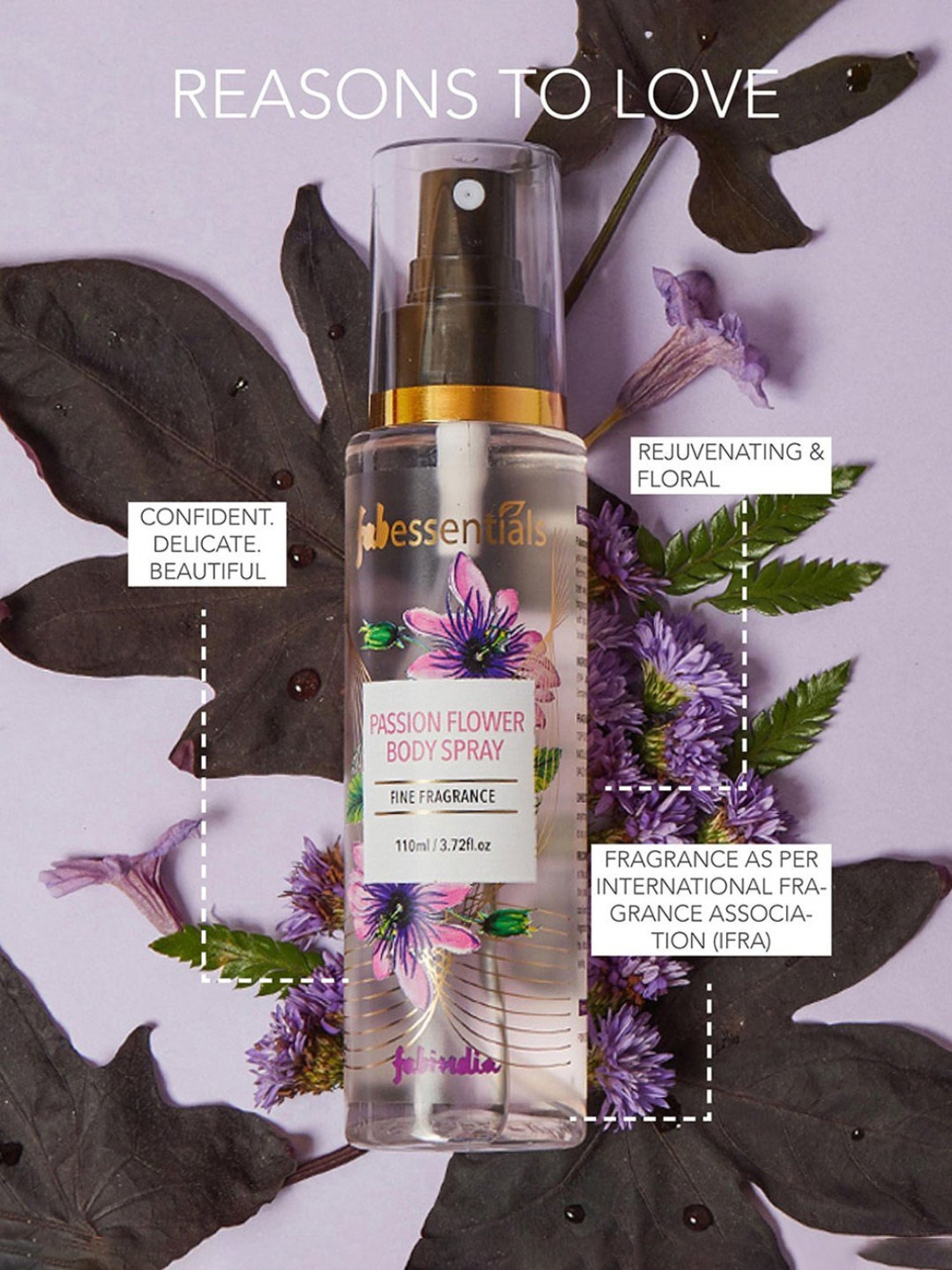 Fabessentials Passion Flower Body Spray - 110 ml