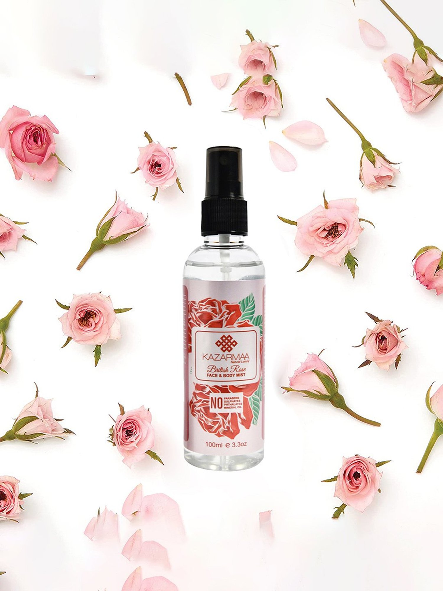 Kazarmaa British Rose Face & Body Mist - 100 ml