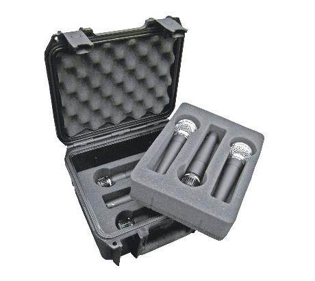 SKB 3I0907MC6 Waterproof Mic Case-Holds 6 Mics Mic Case