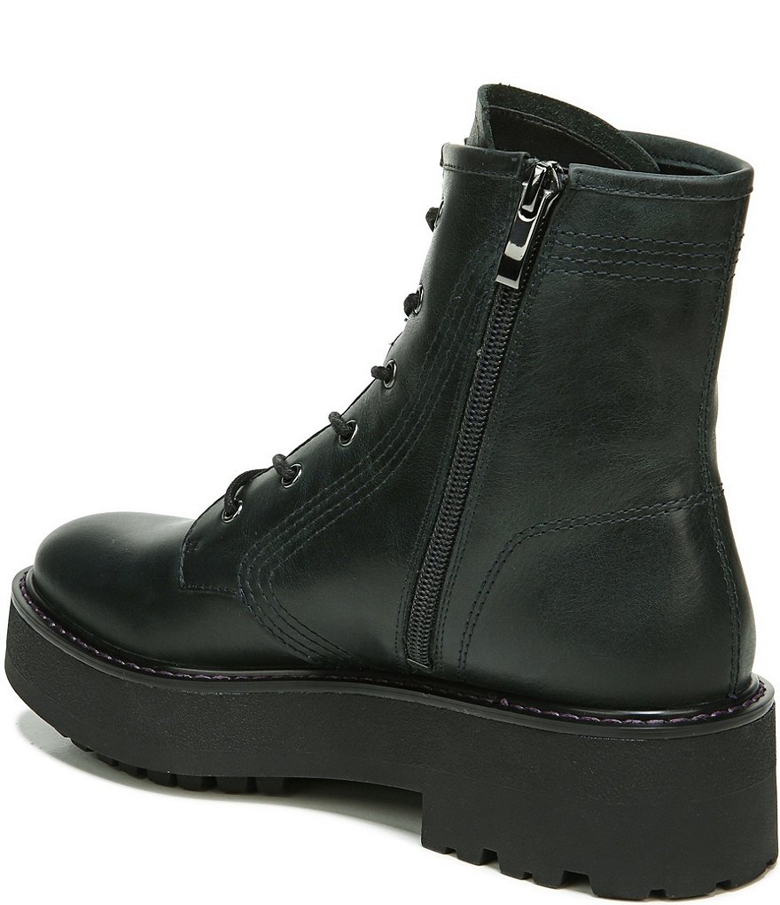Franco Sarto Jensine Leather Combat Booties