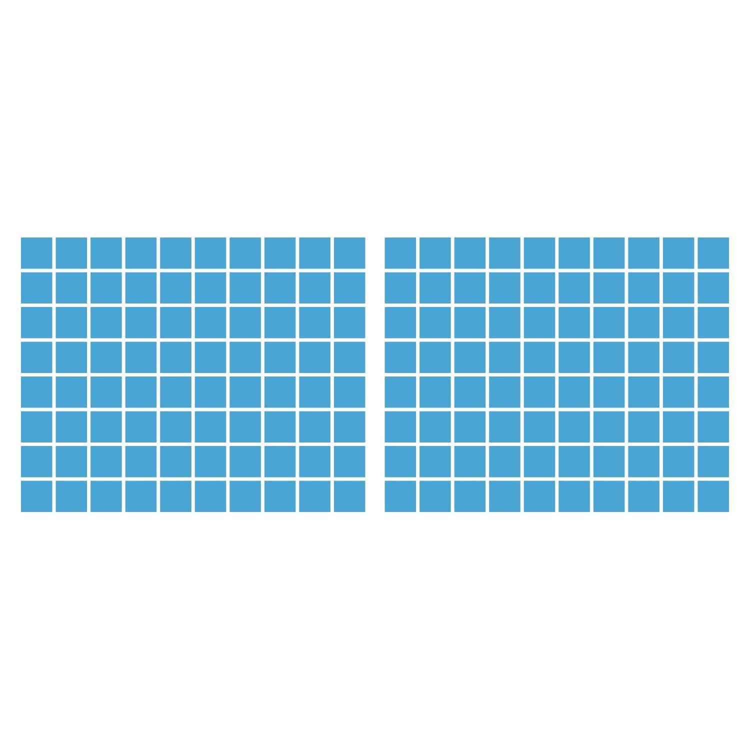 LiteMark 5.5 Inch Golden Yellow Square Decals - Pack of 8