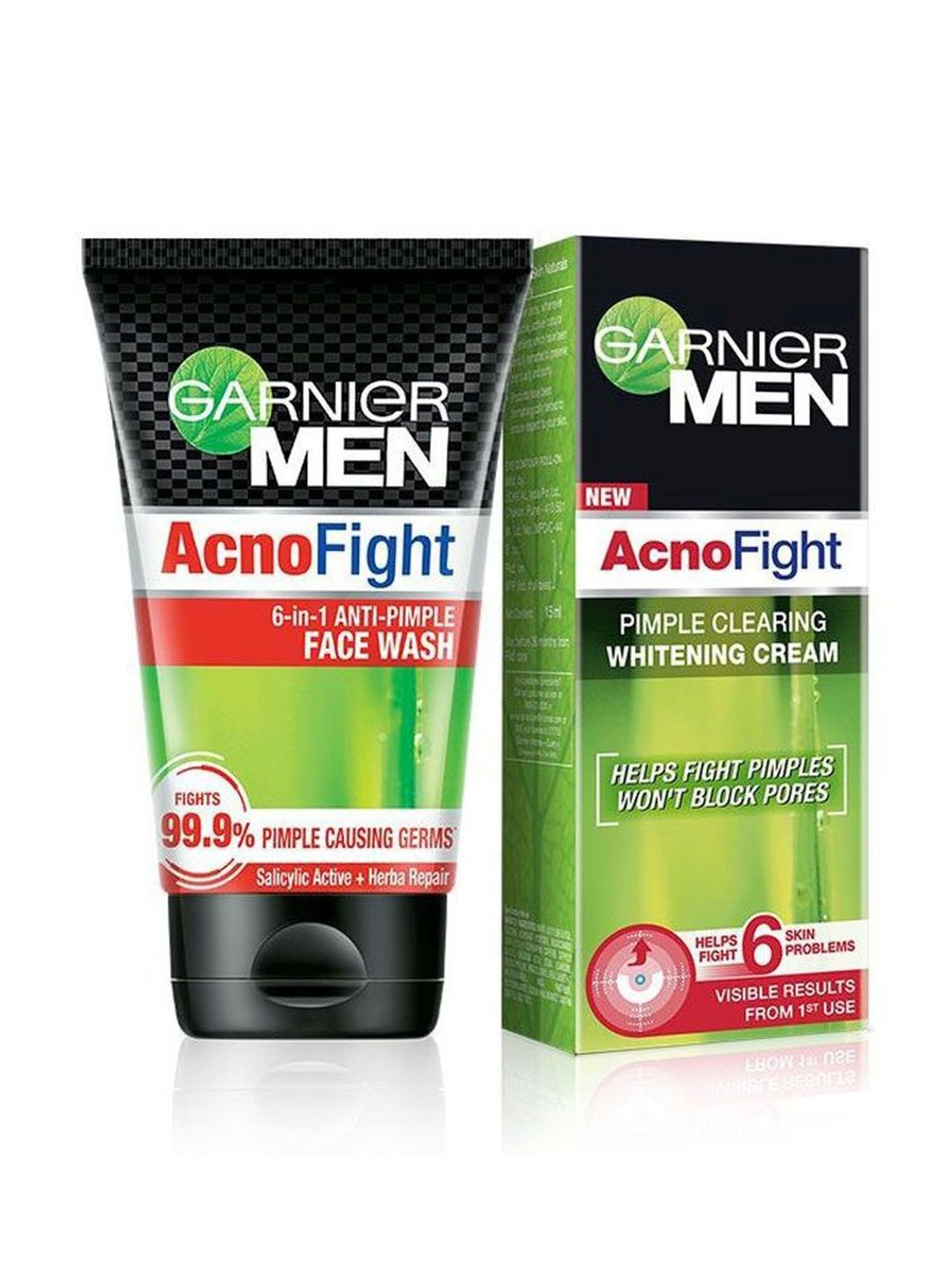 Garnier Men Acno Fight Pimple Clearing Whitening Day Cream - 45 gm