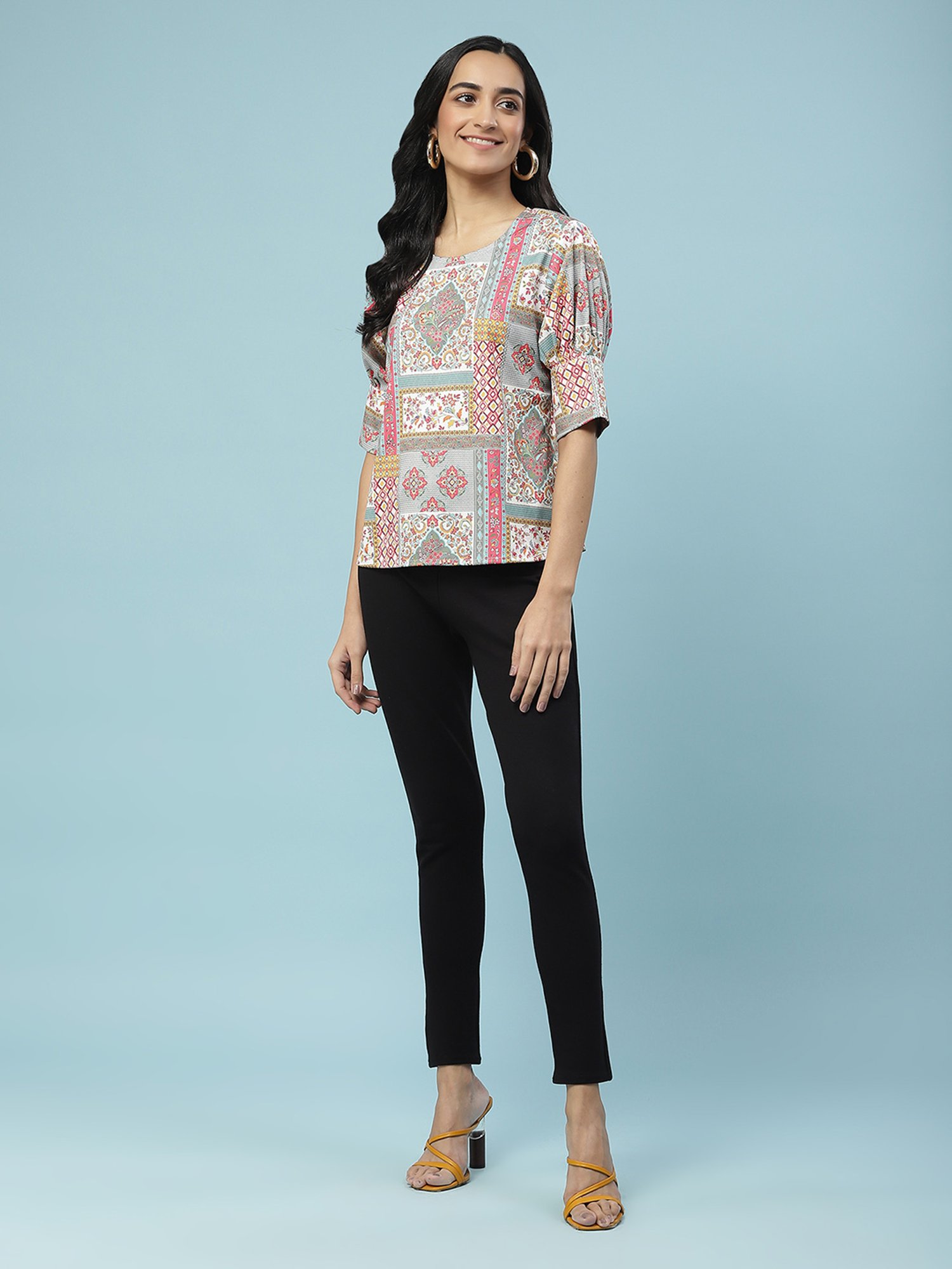 aarke Ritu Kumar Multicolor Printed Top