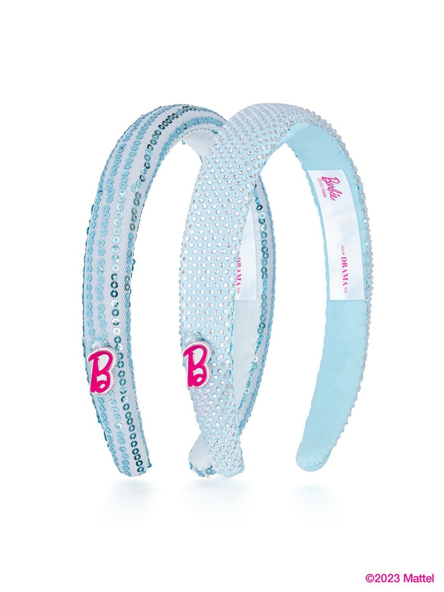 Hair Drama Company Barbie Glam Blue Embellished Hair Band Gift Set