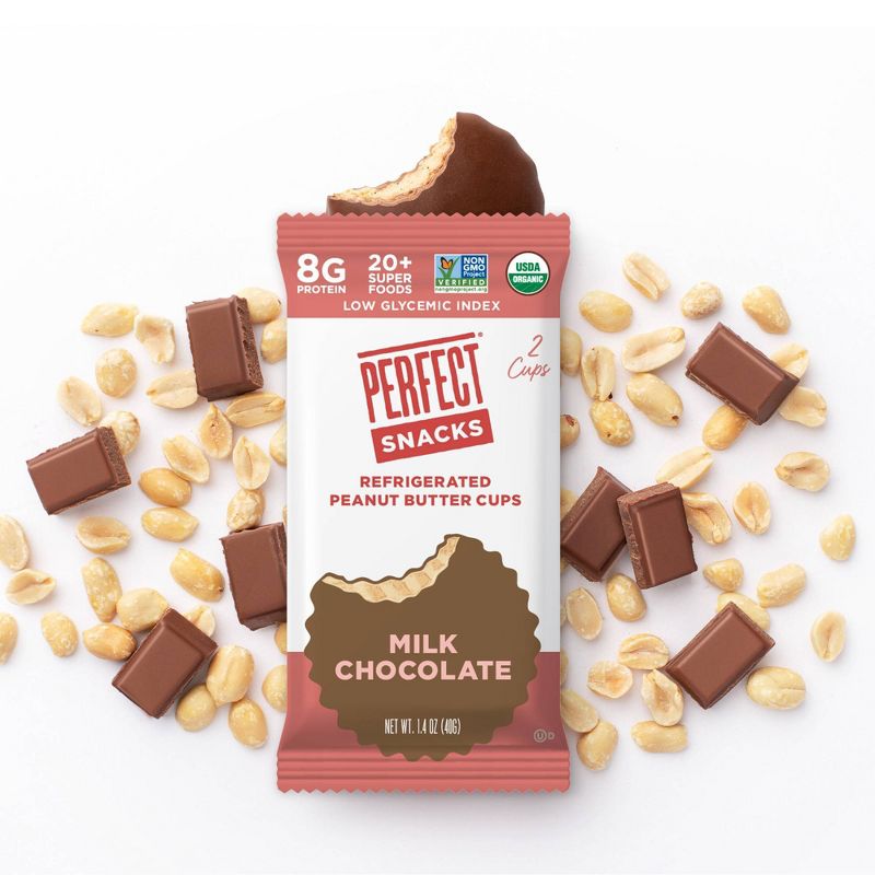 Perfect Snacks Milk Chocolate Peanut Butter Cups - 1.4oz/2pk