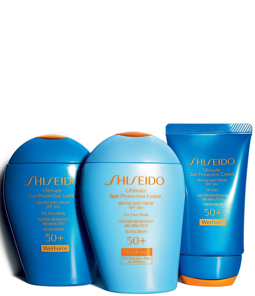 Shiseido Ultimate Sun Protection Lotion WetForce for Sensitive Skin and Children