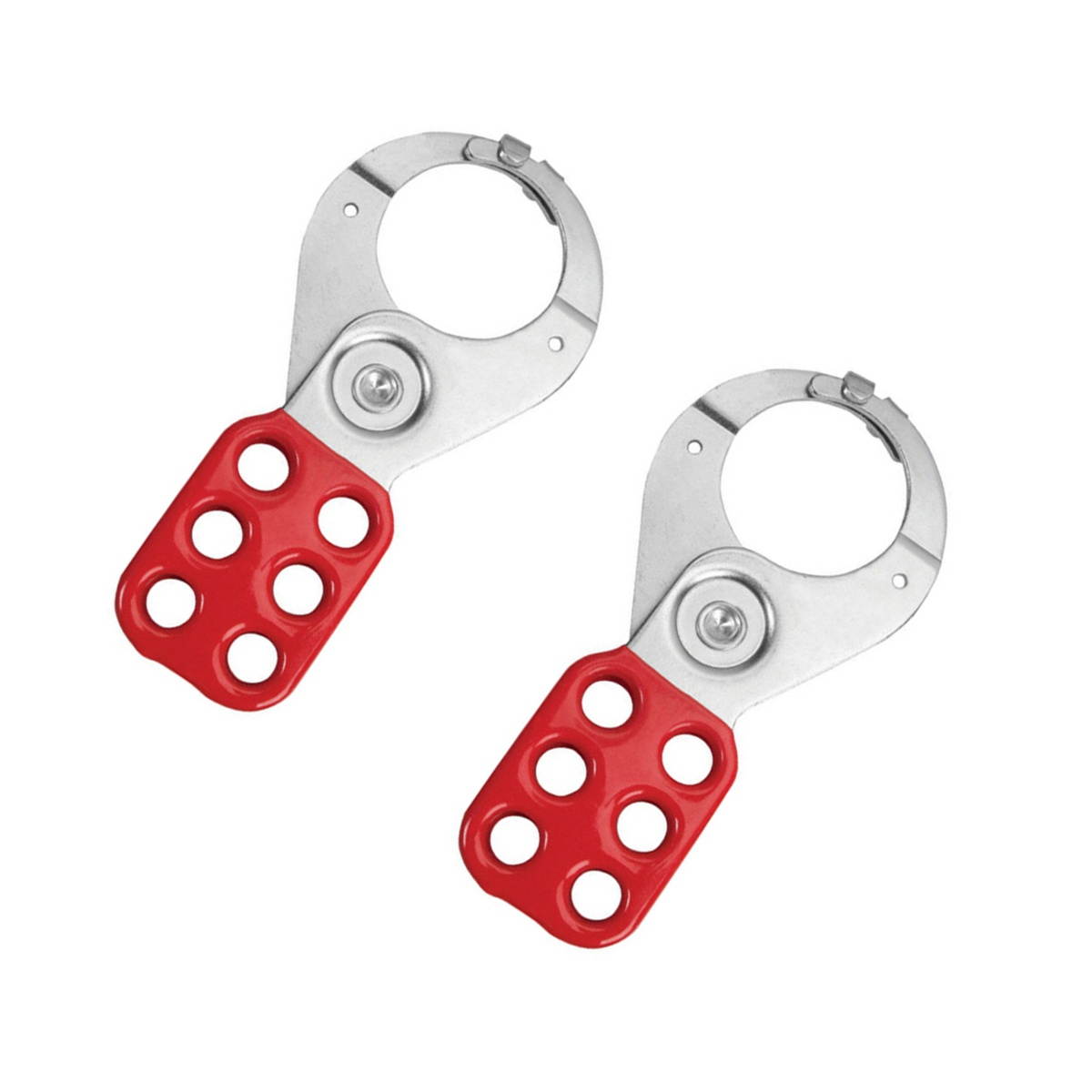 Industrial Safety Six-hole Lockout Hasp with Red Coating