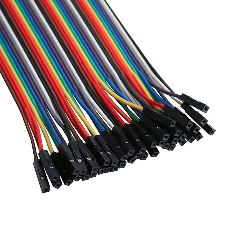 ELCP004 120pcs Multicolored Dupont Wire 40pin Male to Female 40pin Male to Male 40pin Female to Female Breadboard Jumper Wires Ribbon Cables Kit for arduino