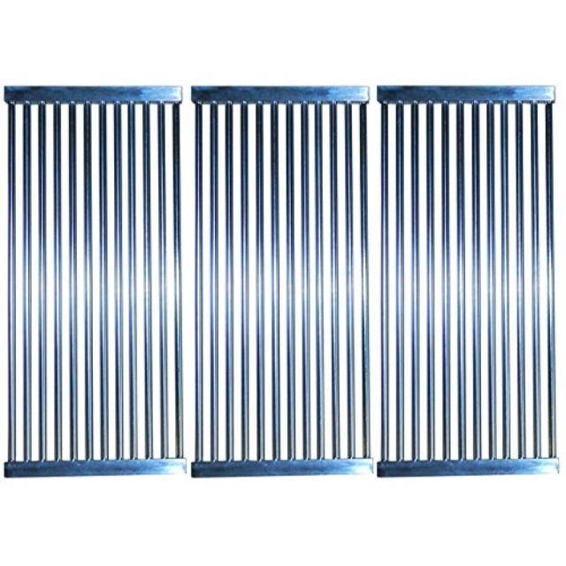 Music City Metals 5S443 Stainless Steel Tubes Cooking Grid Replacement for Gas Grill Model Kenmore 119.16144210, Set of 3