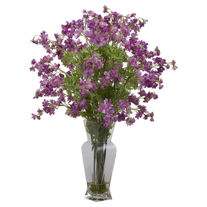 Dancing Daisy Silk Flower Arrangement - Purple (24")