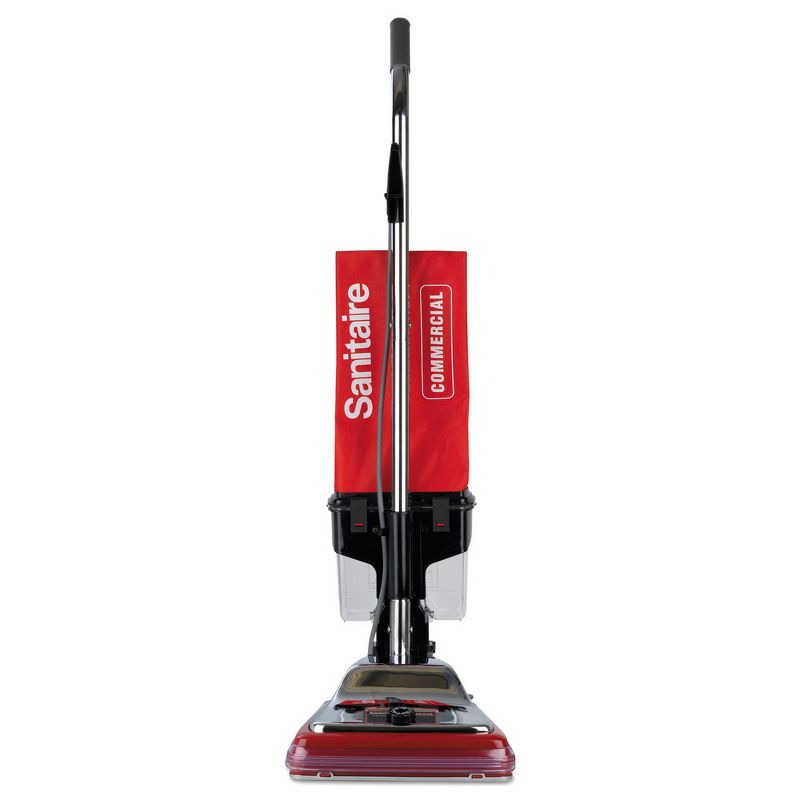 Sanitaire SC887E 7 Amp TRADITION 12 in. Upright Vacuum with Dust Cup - Red/Steel