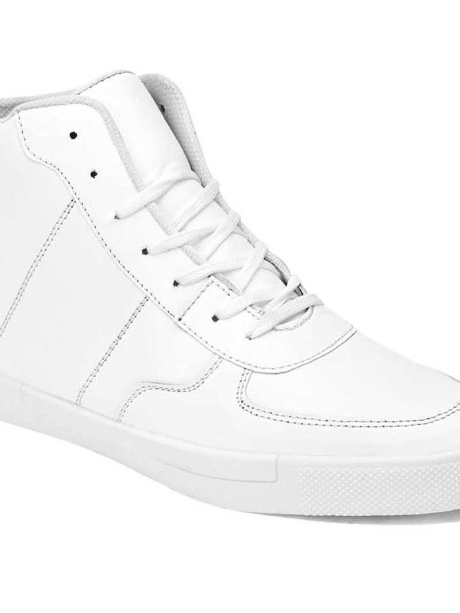 Giorgio Men's White Ankle High Sneakers
