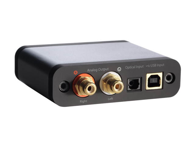 Audioengine D1 Premium 24-Bit DAC With Headphone Amp (Black)