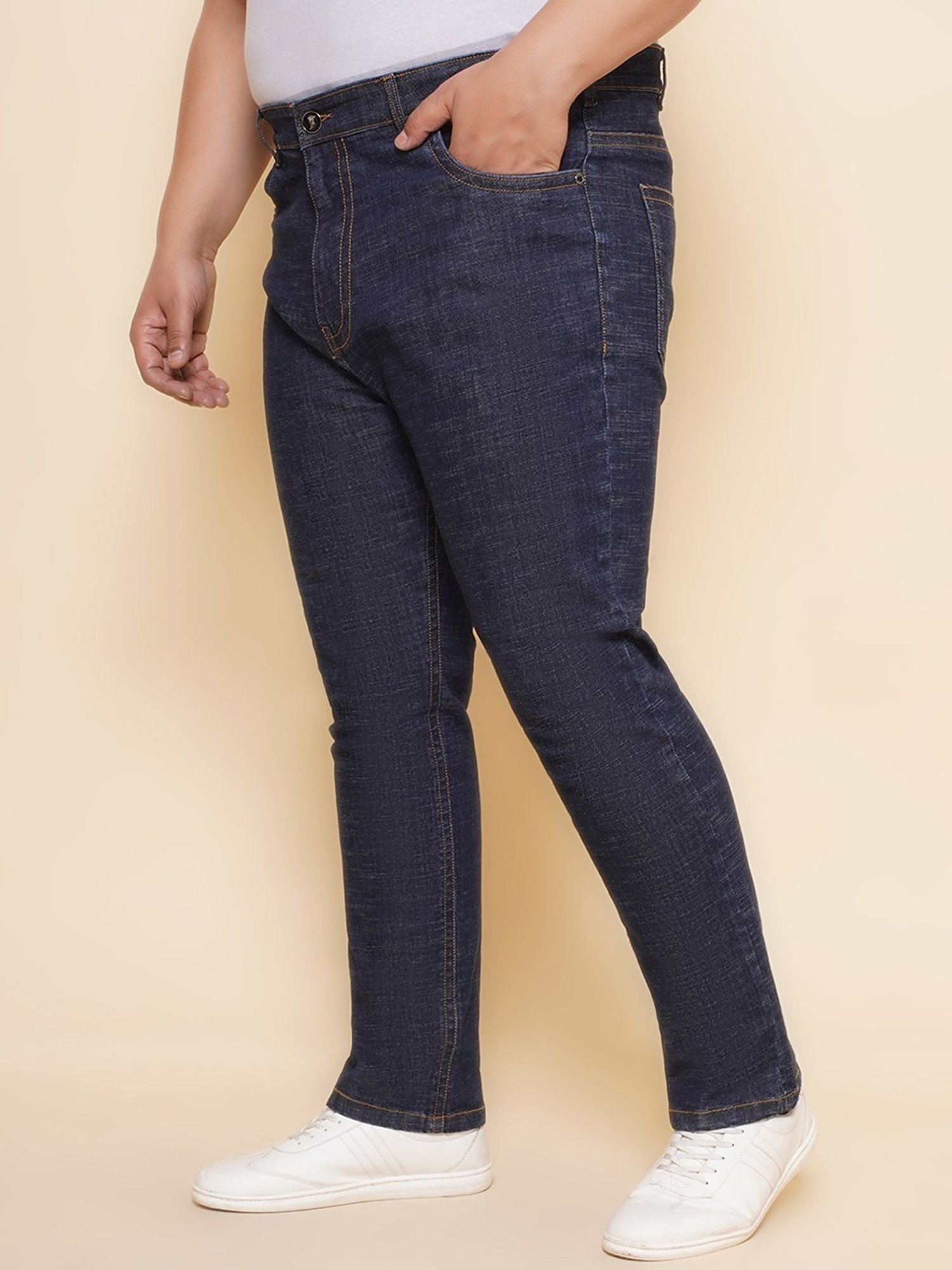 John Pride Blue Regular Fit Jeans