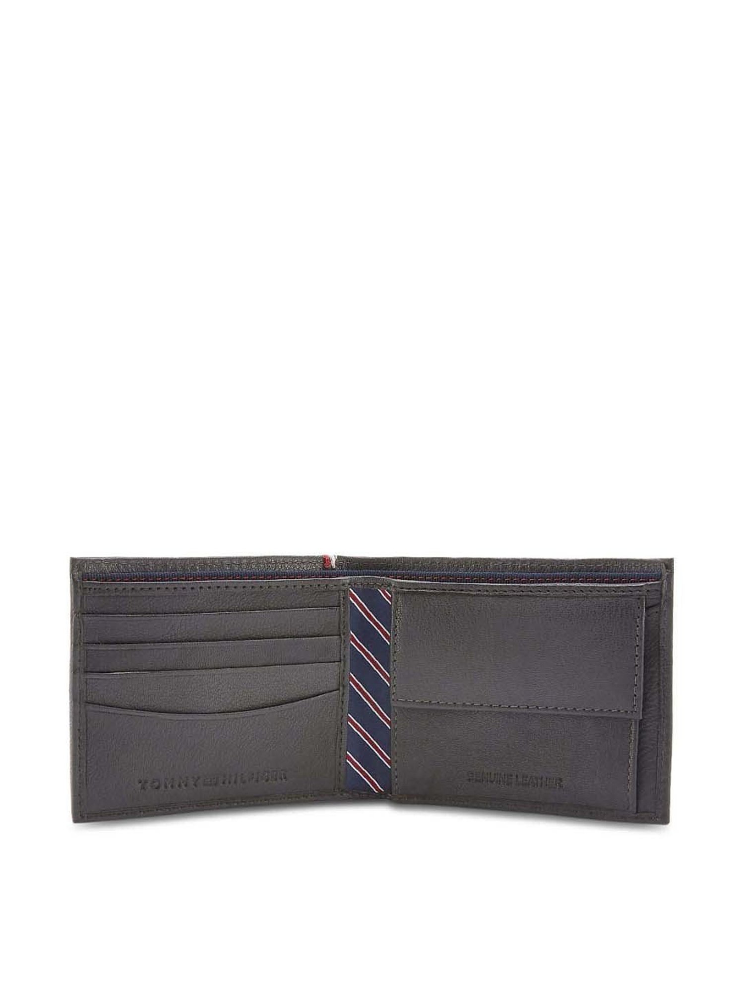 Tommy Hilfiger Stalin Brown Casual Leather Bi-Fold Wallet Gift Set for Men