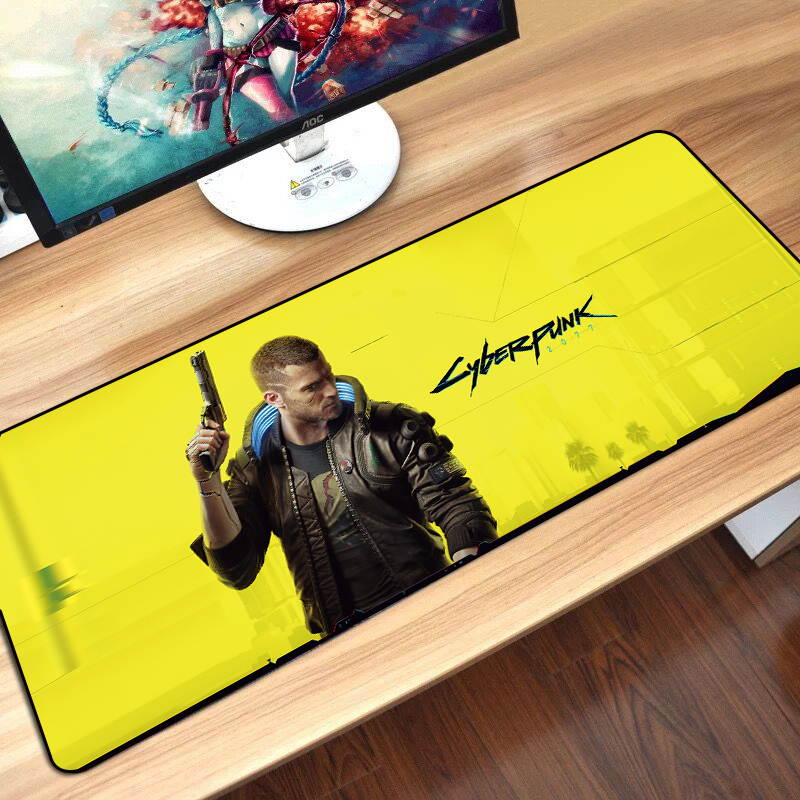 HISPETECH Large Gaming Mouse Pad for Cyberpunk 2077 Judy Alvarez V Samurai XL Computer Mousepad Custom
Speed Desk Mat For Laptop