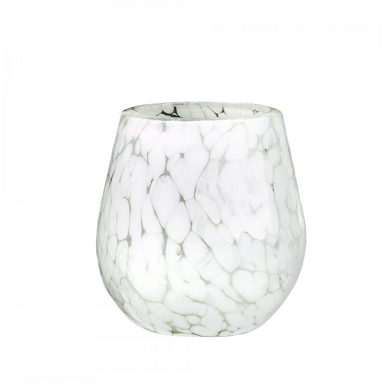 Amici Home Authentic Mexican Handmade Carmen Stemless Wine Glass, 16oz, Set of 4