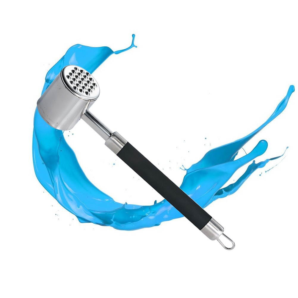 316 Stainless Steel Meat Hammer Steak Pounder Pork Mallet with Non-slip Handle