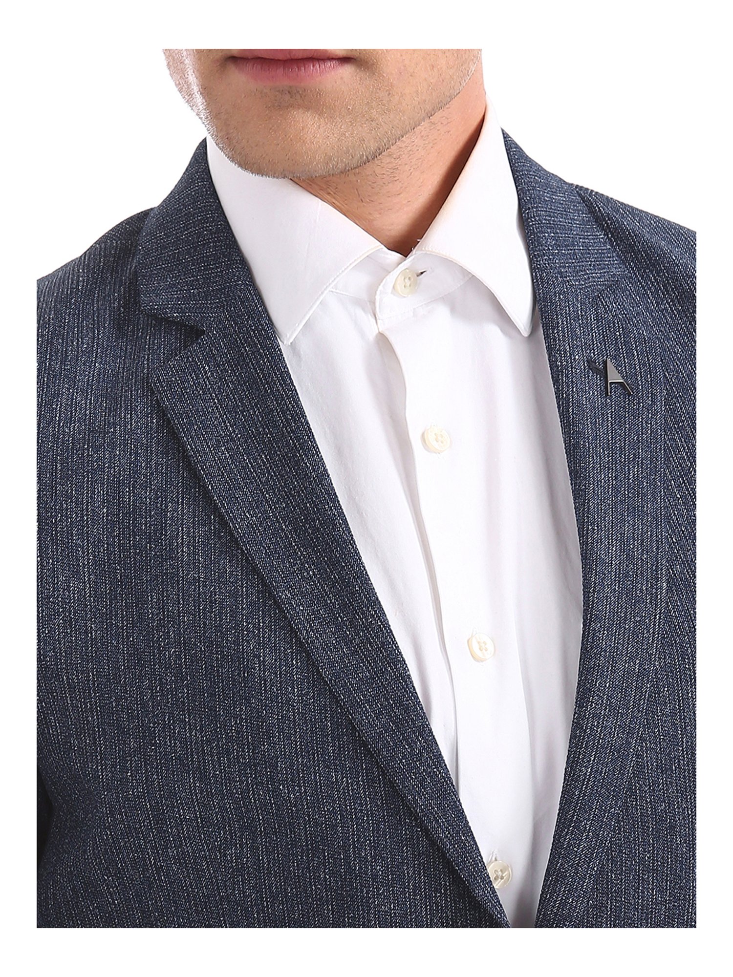 Arrow New York Navy Slim Fit Two Piece Suit