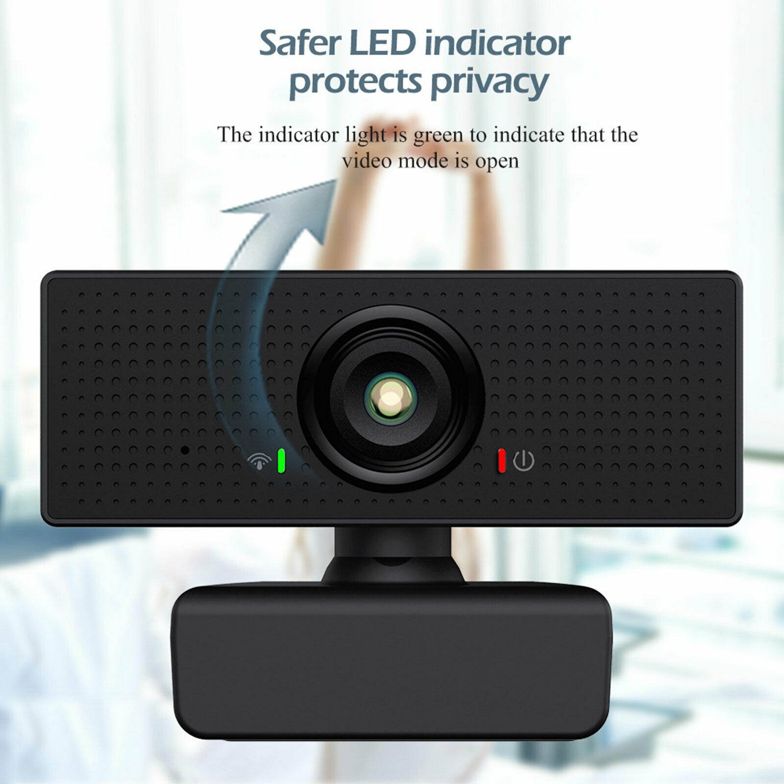 Webcam 1080P FHD Web Camera Auto Focusing Cam Microphone For PC Laptop Desktop