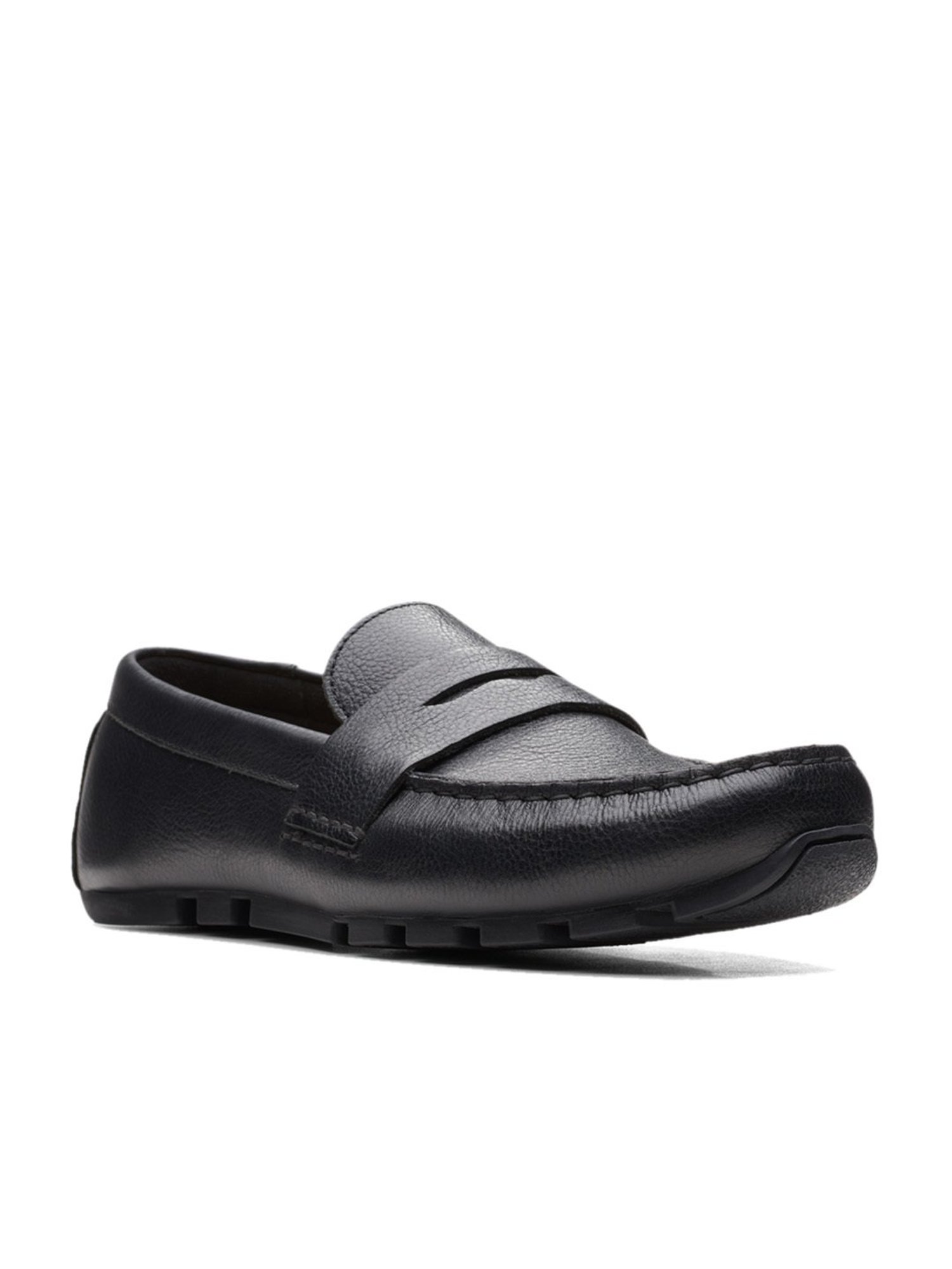 Clarks Men's Black Casual Loafers