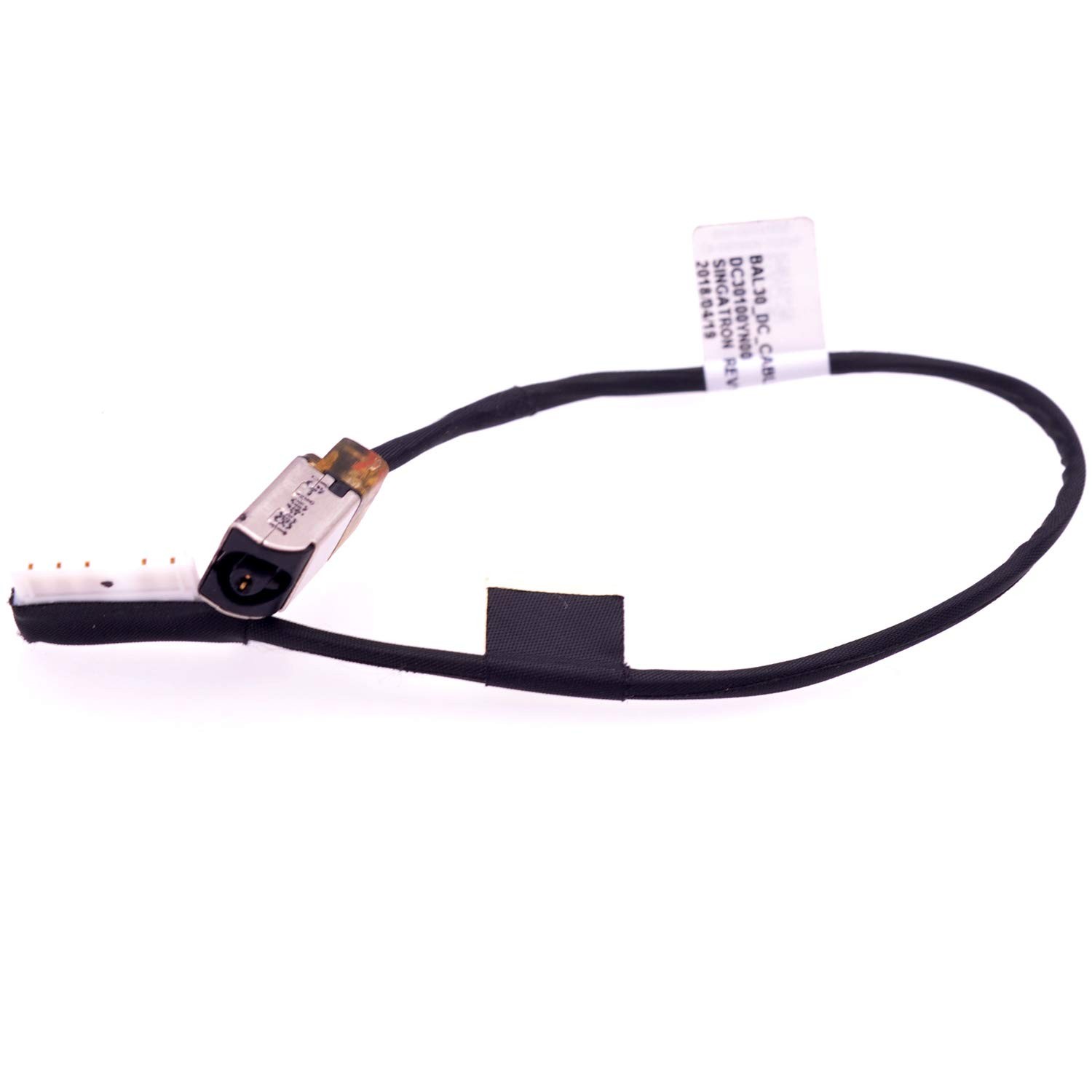 Deal4GO DC Power Jack Cable Charging Port Harness Replacement for Dell Inspiron 15 (5000/5565/5567) / 17 (5765/5767) DC30100YN00 0R6RKM BAL30