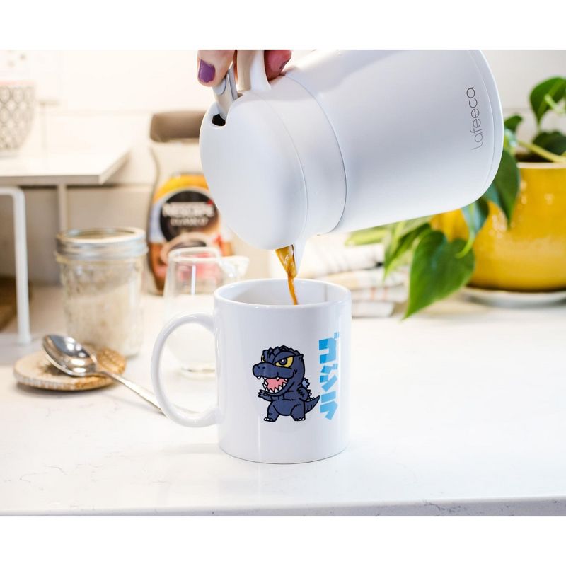 Surreal Entertainment Godzilla Chibi Character Ceramic Mug Exclusive | Holds 11 Ounces