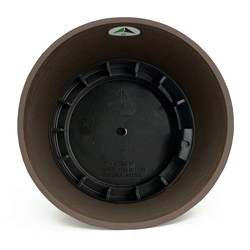 Algreen Valencia All-Natural 16.75-Inch Diameter by 24-Inch Tall Inside/Outside Decorative Planter Pot, Brown