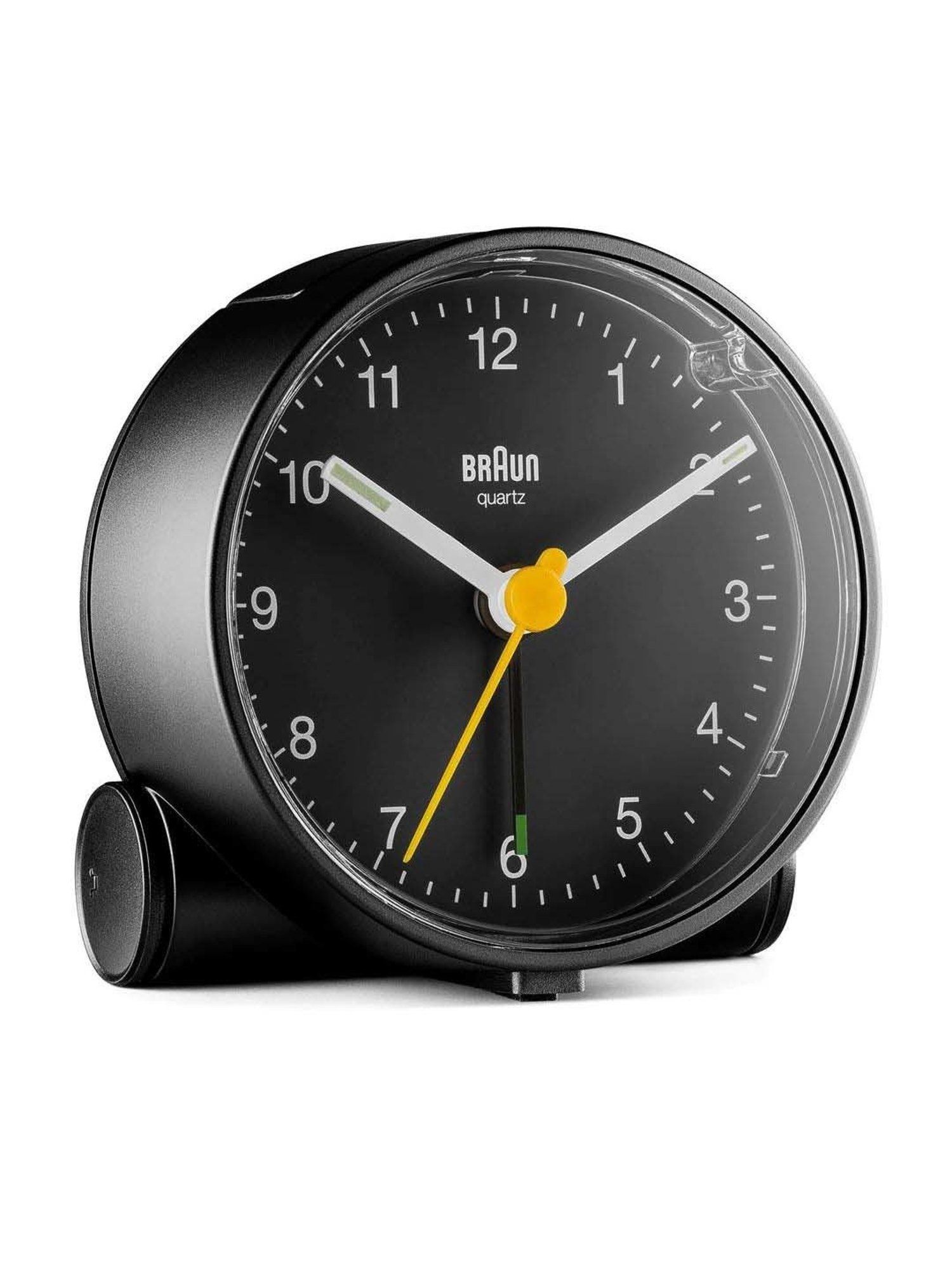 Braun Black Classic Analog Alarm Clock