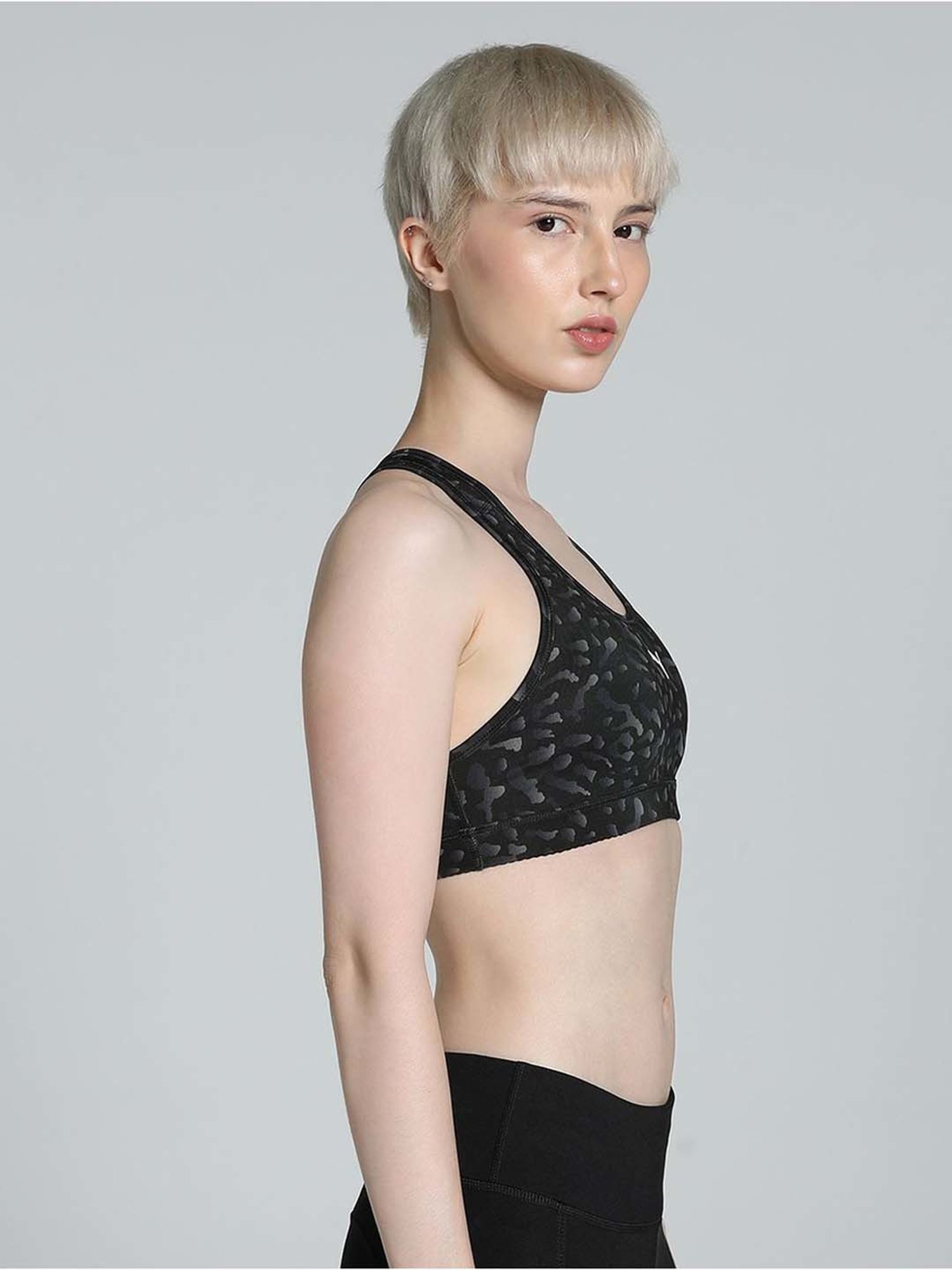 Clovia Teal Non Wired Padded Sports Bra