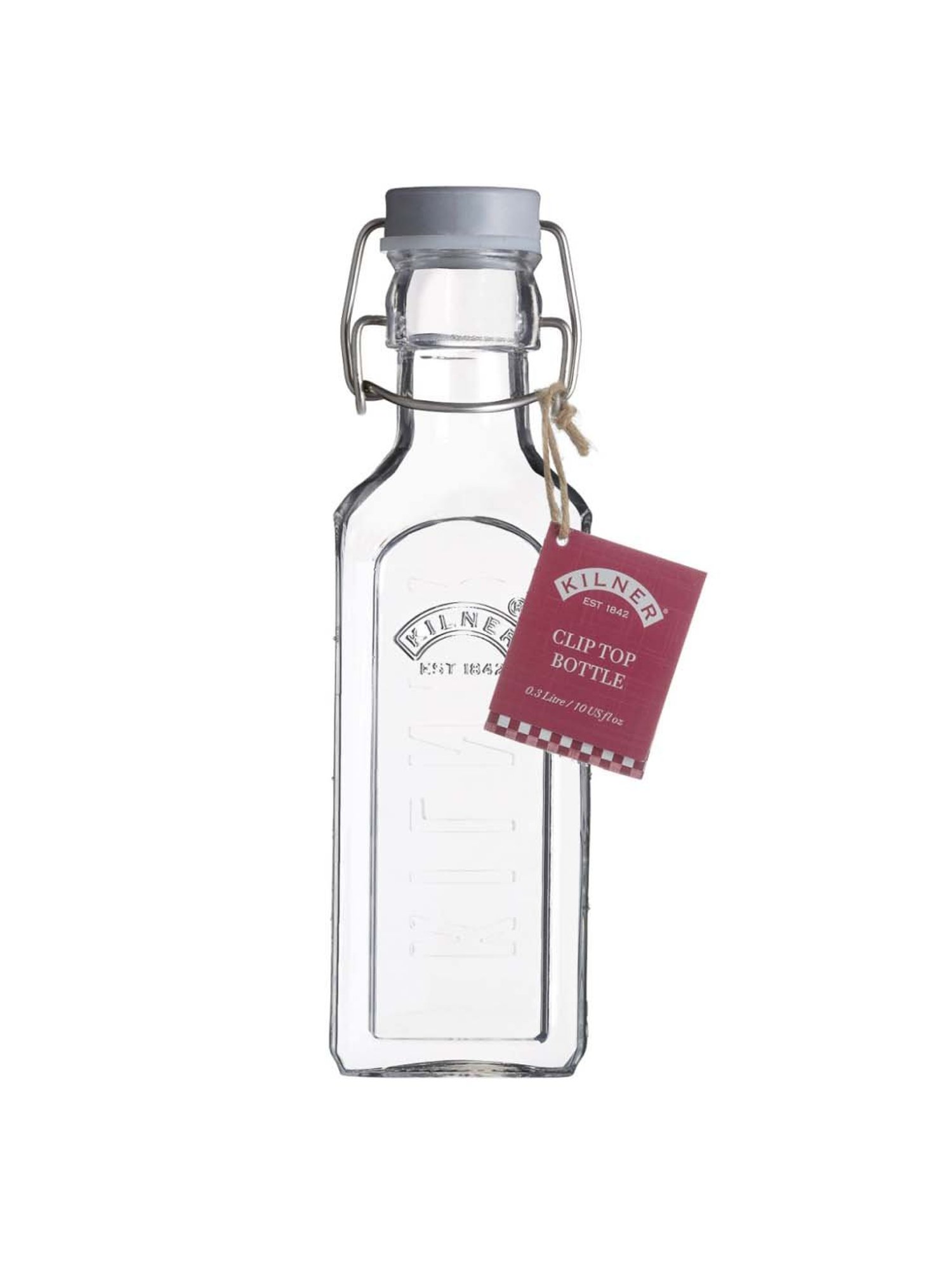 Kilner Transparent 6 cm Clip Top Bottle (0.3 L) - Set of 1