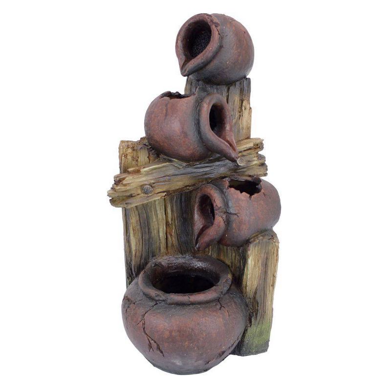 Ceramic Cascading Vines Garden Fountain - Acorn Hollow