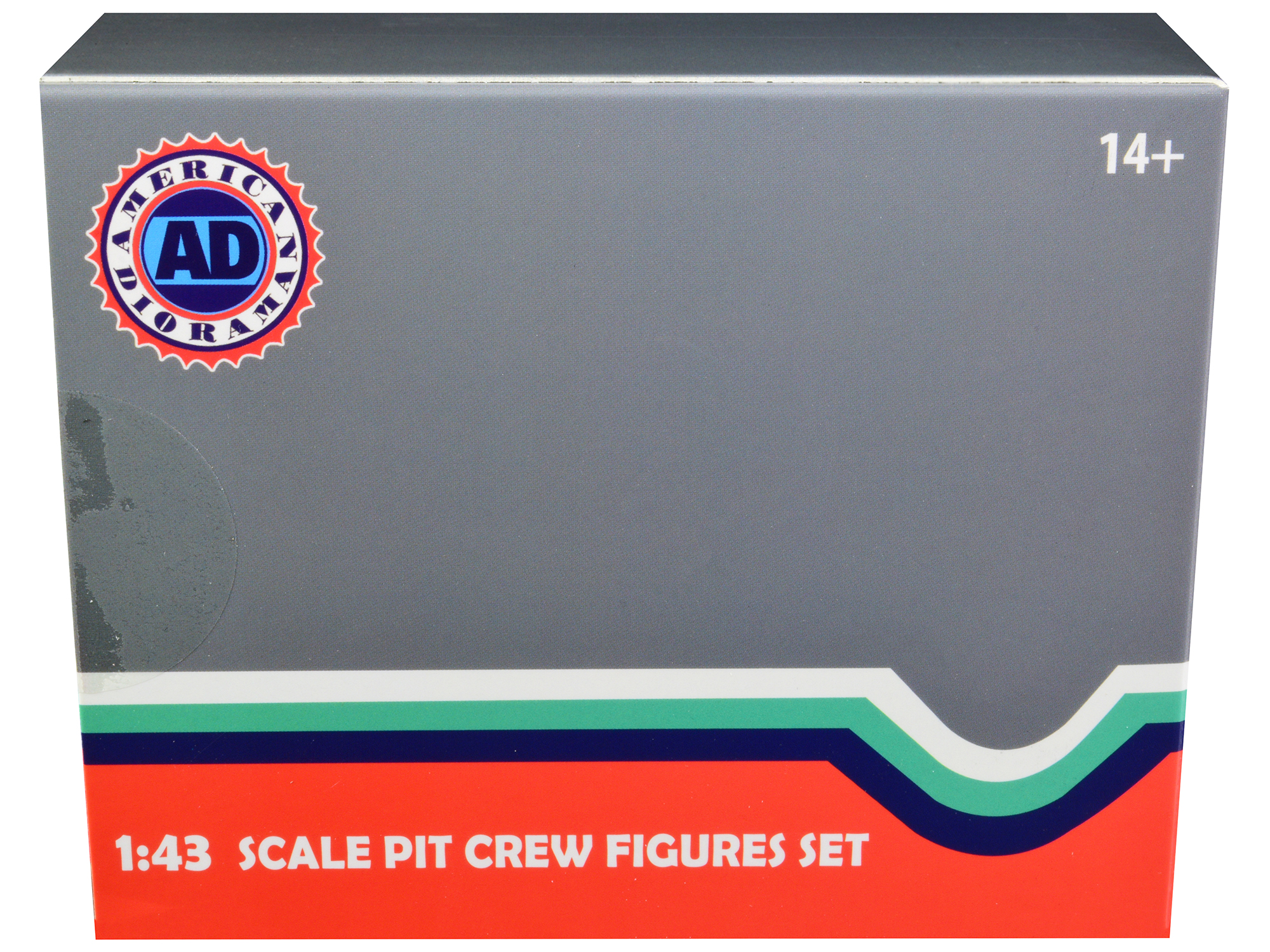 Formula One F1 Pit Crew 7 Figurine Set Team Blue for 1/43 Scale Models by American Diorama