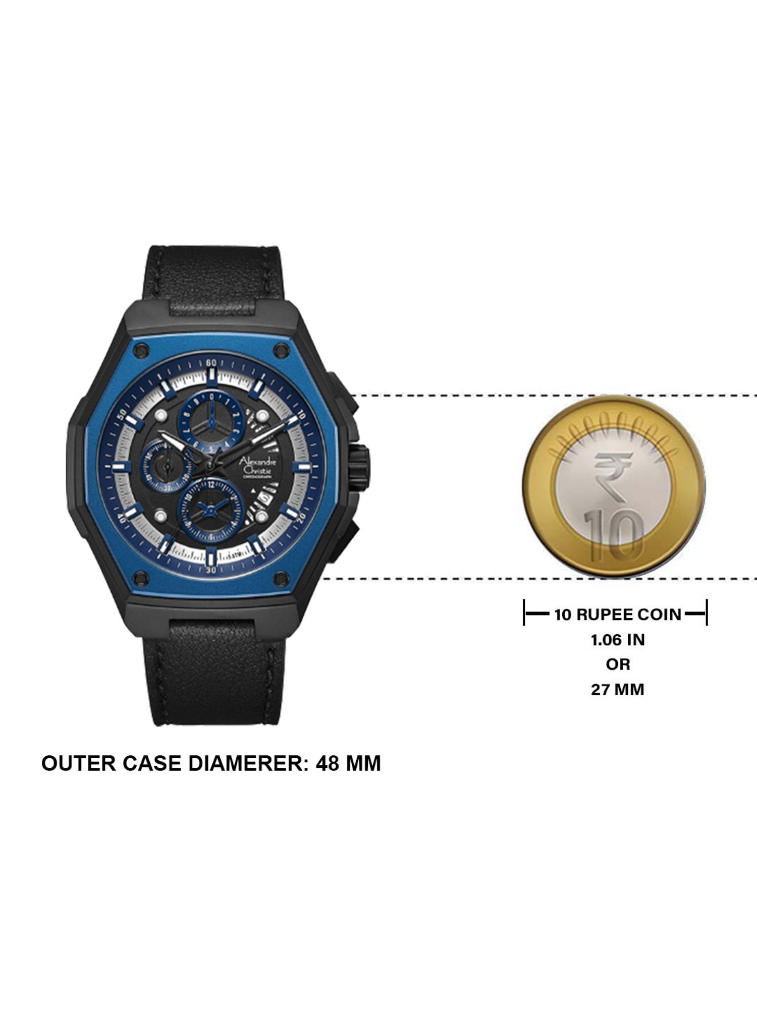 ALEXANDRE CHRISTIE 6599MCLUBBA Chronograph Watch for Men