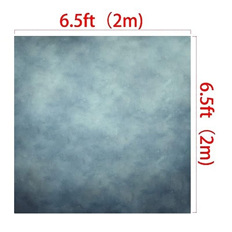 6.5x6.5ft/2x2m Blue Photography Backdrops Retro Cyan Background Photo Studio Props