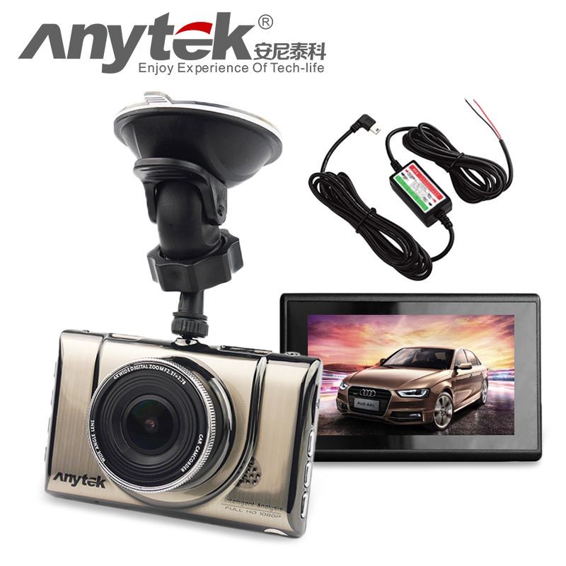Anytek A100+ Car DVR Full HD Novatek 96650 Car Camera Recorder 170Degree 6G Lens Supper Night Vision