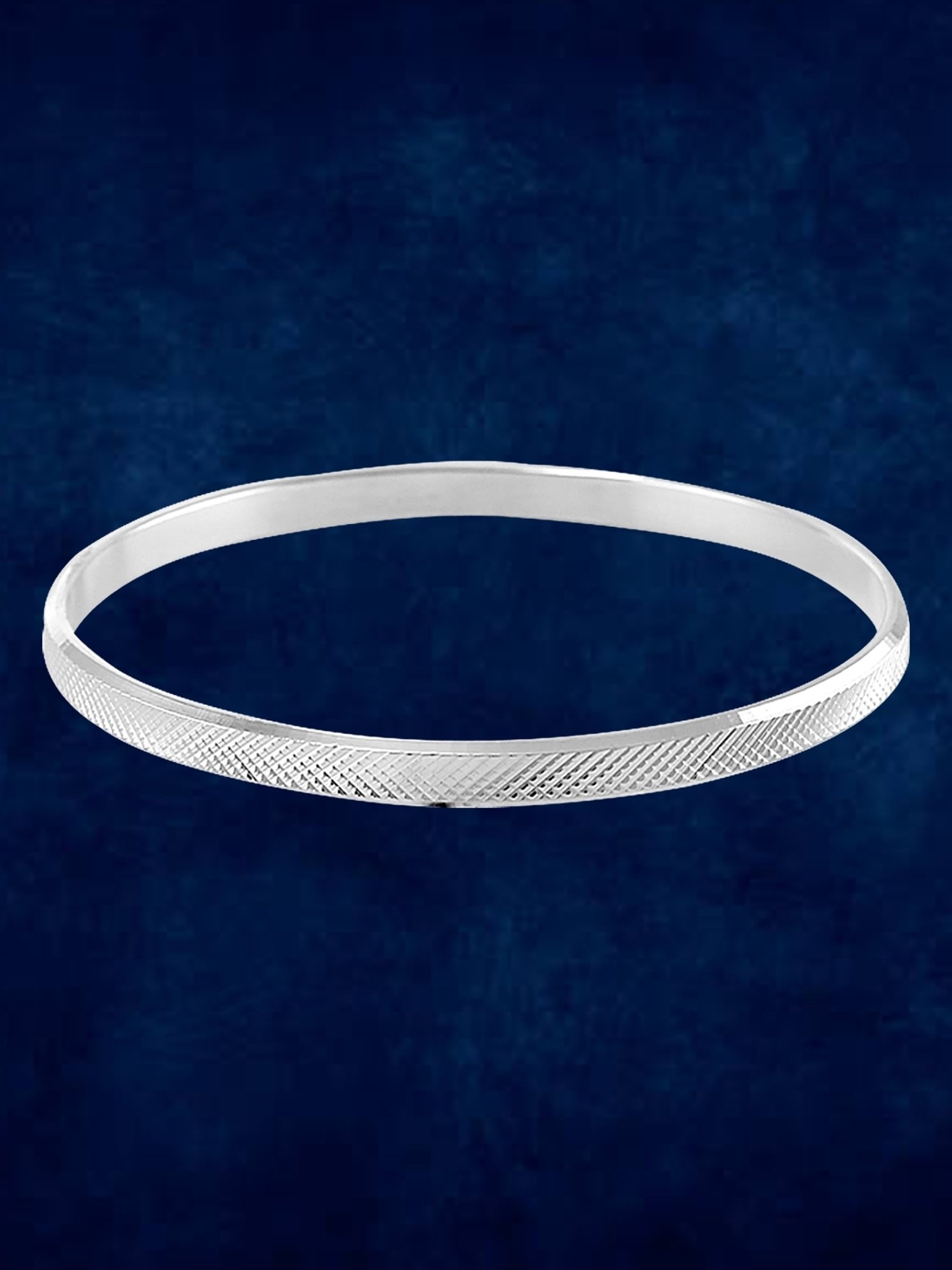 Taraash 92.5 Sterling Silver Sikh Punjabi Sardar Kada for Men