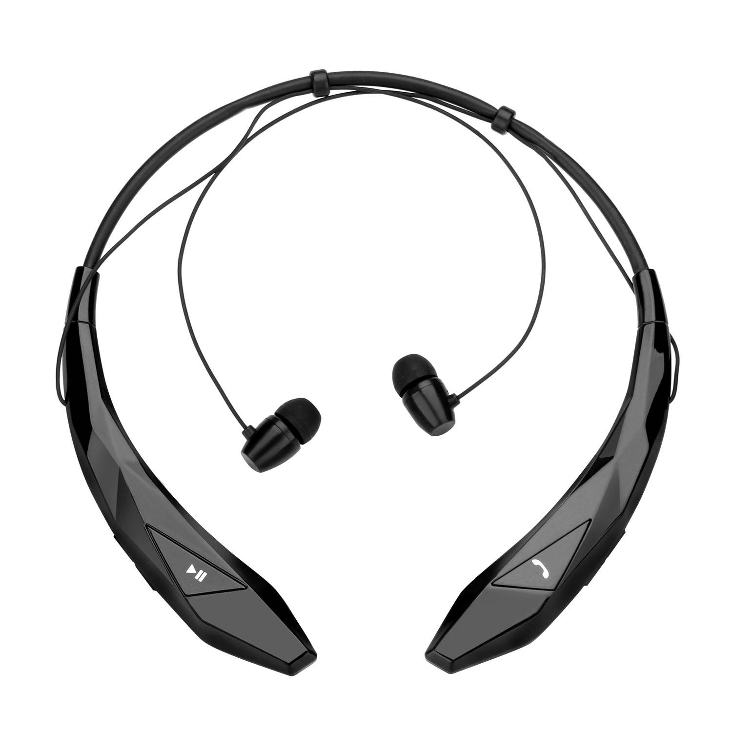 Bluetooth Wireless Headset Stereo Headphone Earphone Handsfree for Sports-Universal