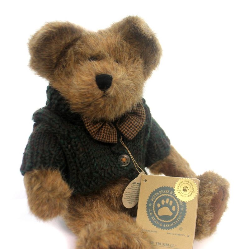 Boyds Bears Plush 10.0" Mr Trumbull Teddy Bear Bow Tie  -  Decorative Figurines