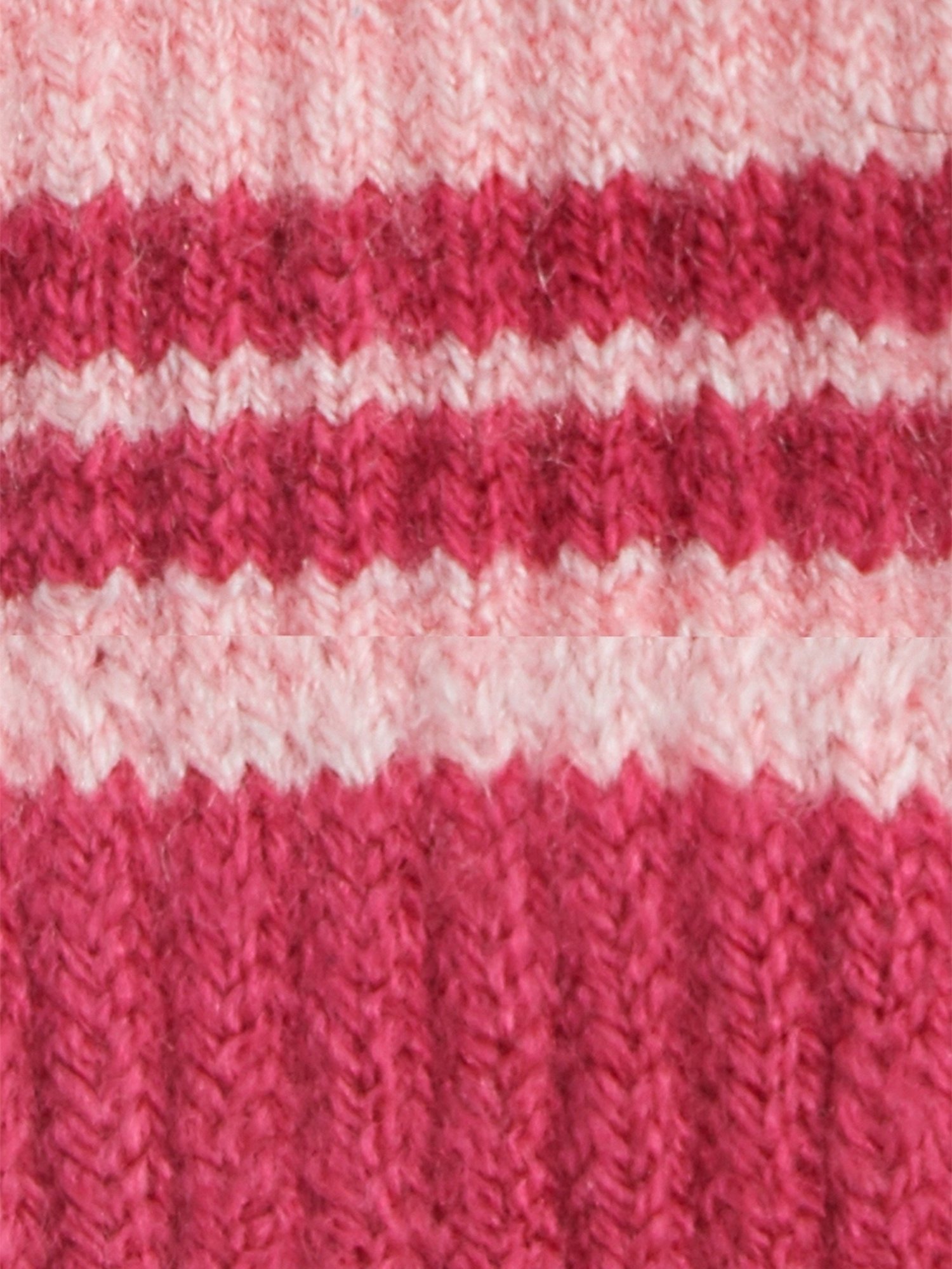 Pantaloons Junior Light Pink Striped Gloves Set - Pack of 2 (8-14Y)