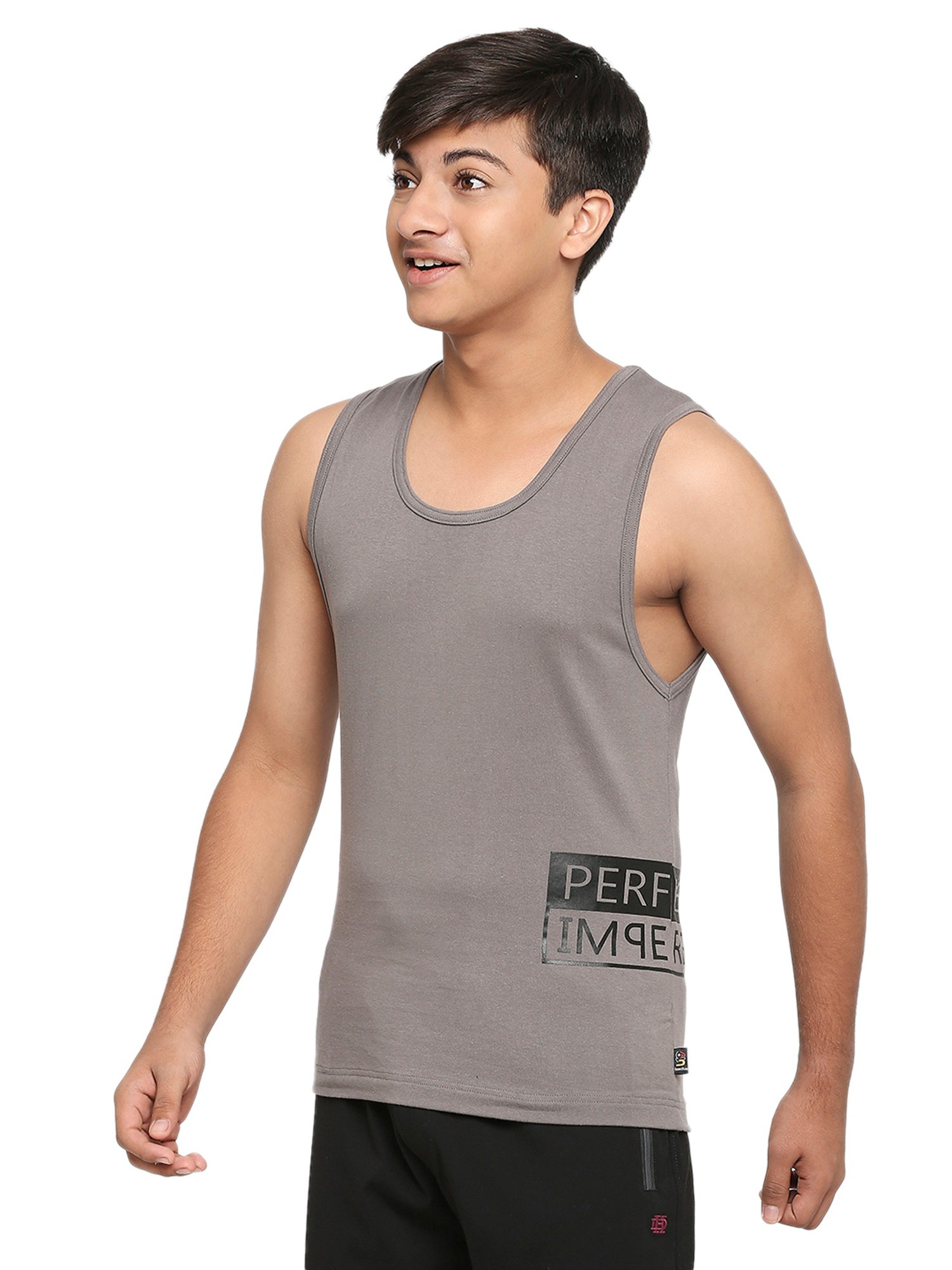 Frenchie Kids Grey Solid Vest