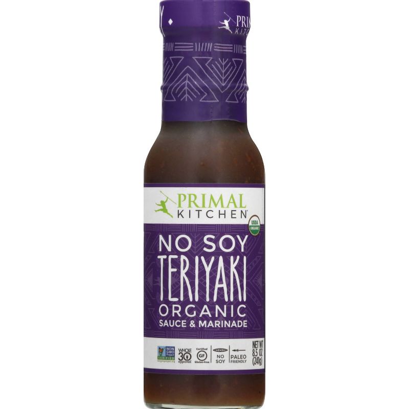 Primal Kitchen No Soy Organic Teriyaki Sauce & Marinade - 8.5 fl oz