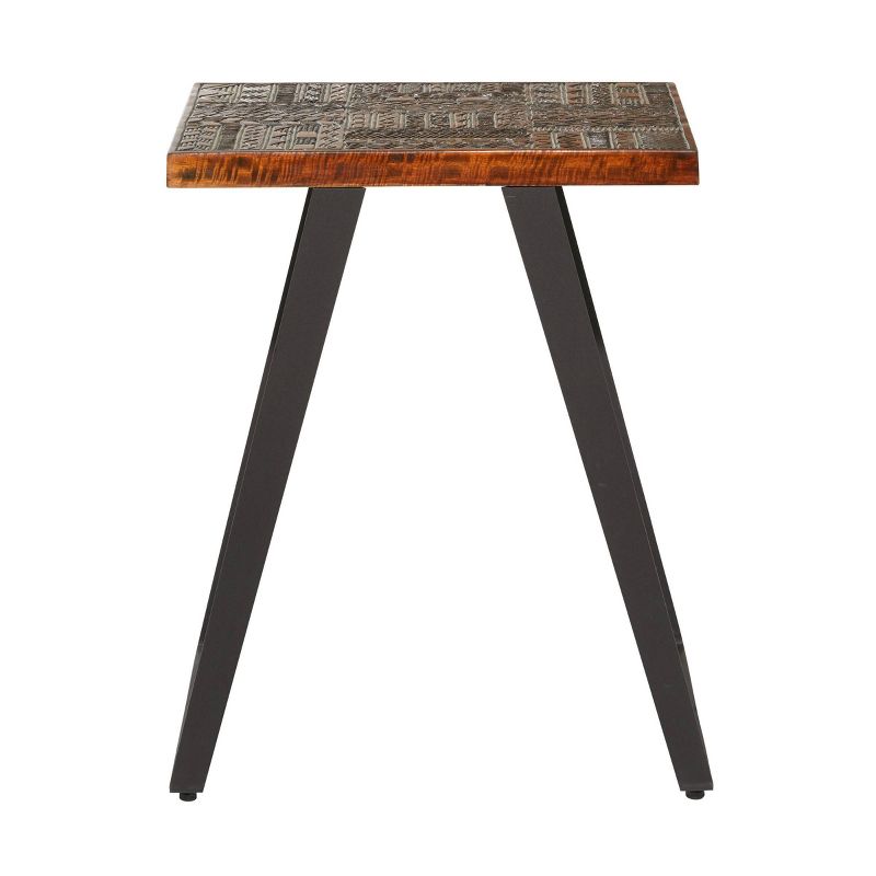 Contemporary Mango Wood Rectangular Accent Table Brown - Venus Williams Collection