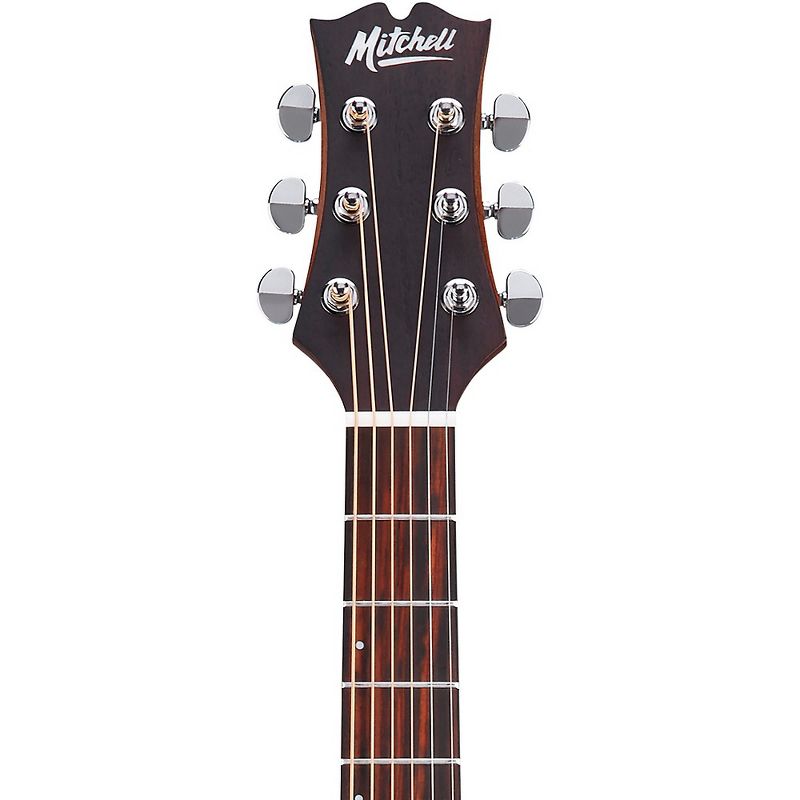 Mitchell Terra Series T413CEBST Auditorium Solid Torrefied Spruce Top Acoustic Electric Cutaway Guitar Edge Burst