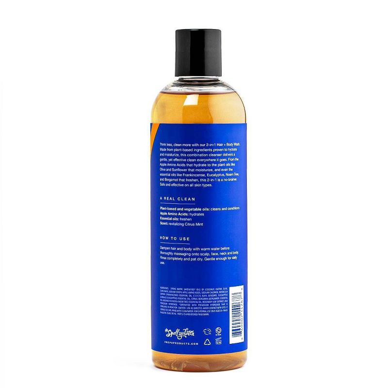 Prep U 2-in-1 Hair + Body Wash - Citrus Mint - 12 fl oz