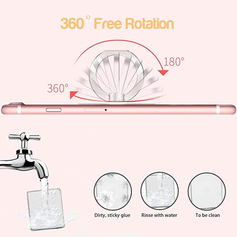 Ring Stand, Superheroes [3 Pack] 360 Rotation Cell Kickstand Finger Grip Holder Mount for i6s/6 Plus/8/7 Plus, iX, Samsung S9/S9 Plus/Note 9, Smartand Tablet (Baby Yoda)