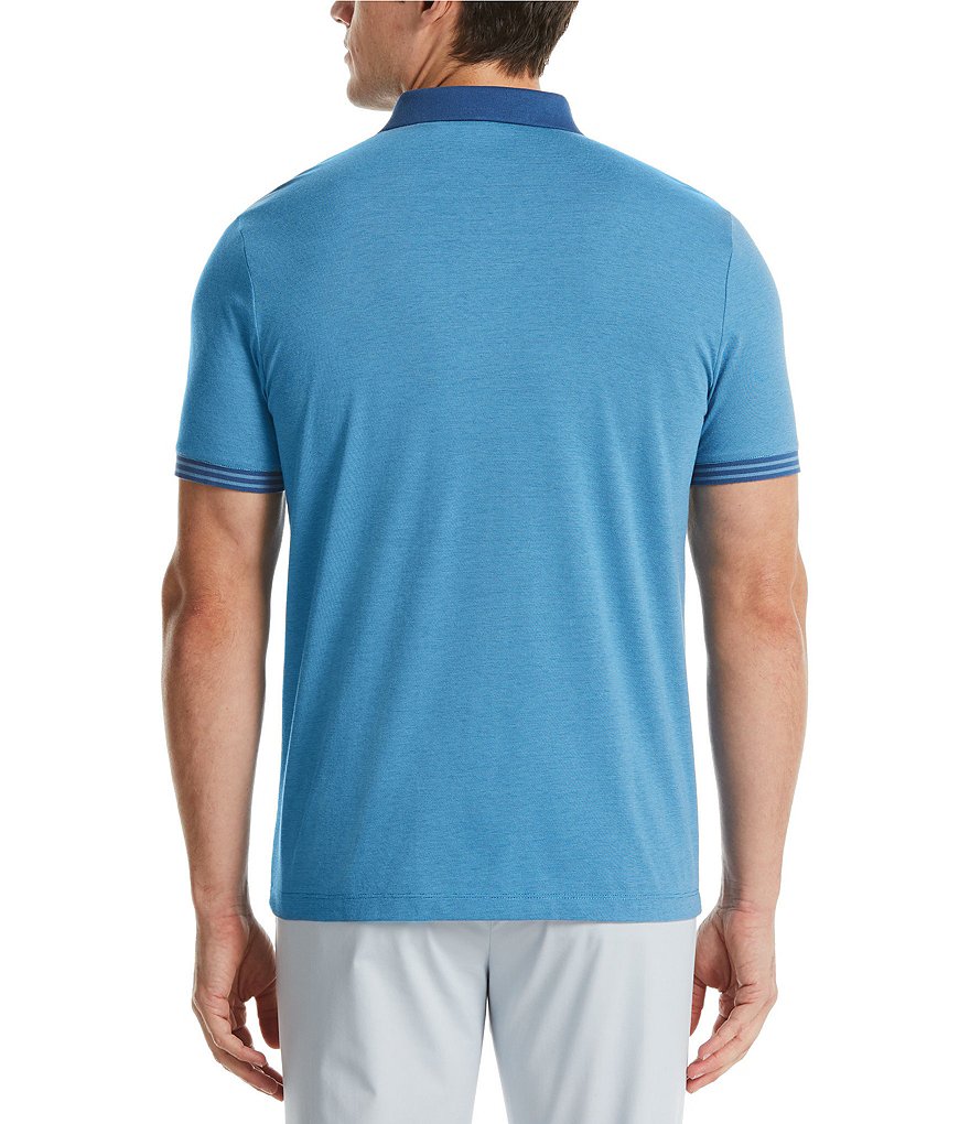 Perry Ellis Big & Tall Iconic Performance Stretch Short-Sleeve Polo Shirt